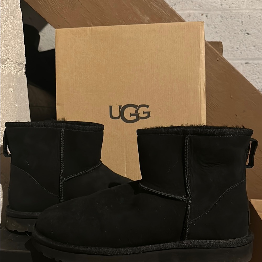 UGG Black Classic Short Boots